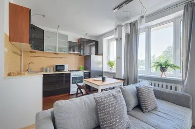 Kuchnia lub aneks kuchenny w obiekcie Jazz Residential Apart