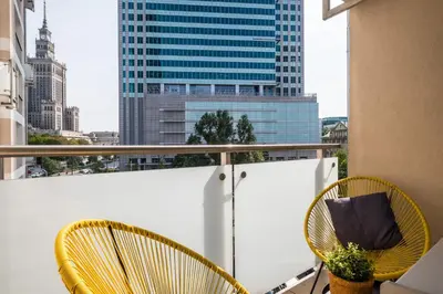 Balkon lub taras w obiekcie Jazz Residential Apart