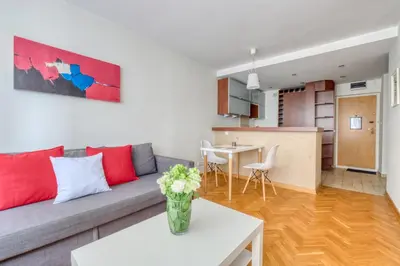 Kuchnia lub aneks kuchenny w obiekcie Noctis Apartment Śliska