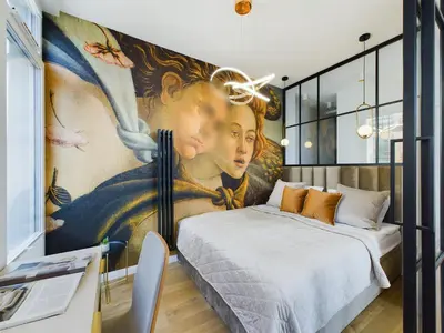 Łóżko lub łóżka w pokoju w obiekcie City Center Apartments Hoża by Noclegi Renters
