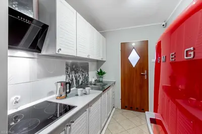 Kuchnia lub aneks kuchenny w obiekcie ClickTheFlat Constitution Square Apart Rooms