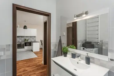 Kuchnia lub aneks kuchenny w obiekcie Chill Apartments City Link