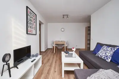 Telewizja i/lub zestaw kina domowego w obiekcie Noctis Apartment Pańska II