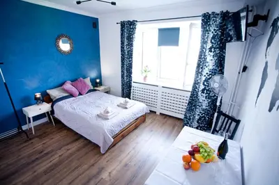 Łóżko lub łóżka w pokoju w obiekcie Gaba studio