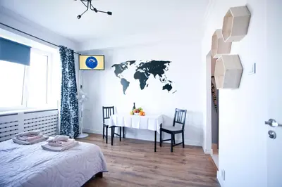Łóżko lub łóżka w pokoju w obiekcie Gaba studio