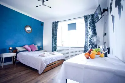 Łóżko lub łóżka w pokoju w obiekcie Gaba studio