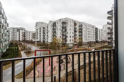 Budynek, w którym mieści się apartament