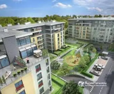 Budynek, w którym mieści się apartament