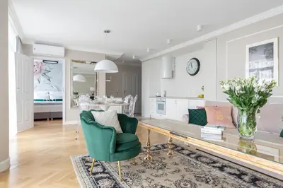 Część wypoczynkowa w obiekcie GLAM APARTMENTS city center