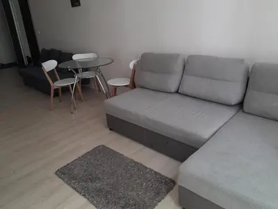 Część wypoczynkowa w obiekcie Grójecka 194 - cozy studio by Homeprime