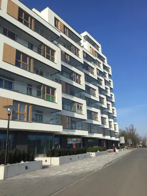 Budynek, w którym mieści się apartament