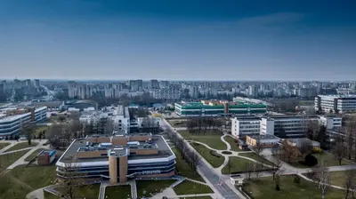 Widok na miasto Warszawa z tego apartamentu
