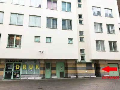 Budynek, w którym mieści się apartament