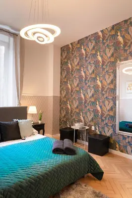 Łóżko lub łóżka w pokoju w obiekcie ClickTheFlat Aleje Jerozolimskie Center Apart Rooms