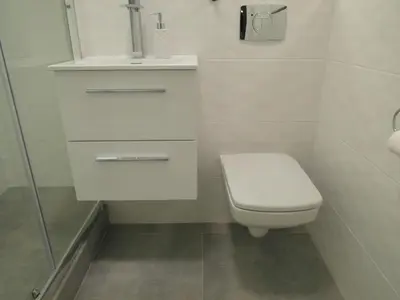 Łazienka w obiekcie Apartament MODERN SCANDI Waszyngtona