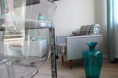 Część wypoczynkowa w obiekcie Apartament MODERN SCANDI Waszyngtona
