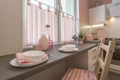 Kuchnia lub aneks kuchenny w obiekcie Apartament MODERN SCANDI Waszyngtona