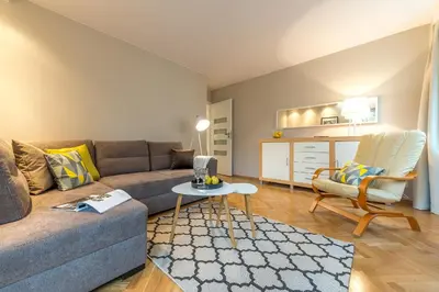 Część wypoczynkowa w obiekcie Chmielna 73 P&O Serviced Apartments
