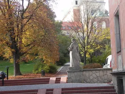 Ogród w obiekcie MARIENSZTAT - VIEW OVER THE SQUARE