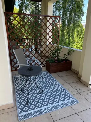 Balkon lub taras w obiekcie Wawabed Aparthotel