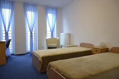 Łóżko lub łóżka w pokoju w obiekcie Warszawa Stare Bielany