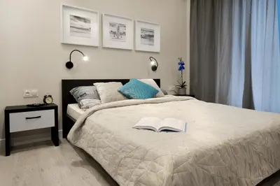 Łóżko lub łóżka w pokoju w obiekcie P&O Serviced Apartments Solec
