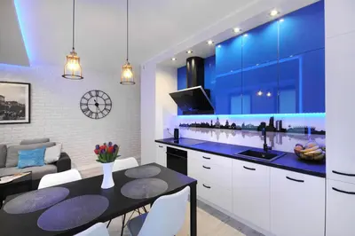 Kuchnia lub aneks kuchenny w obiekcie P&O Serviced Apartments Solec