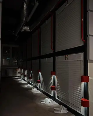 Plan piętra w obiekcie Kapsuła Hostel Warszawa