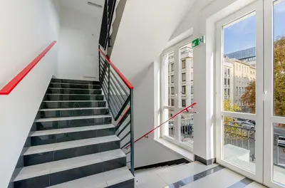 Plan piętra w obiekcie Kapsuła Hostel Warszawa