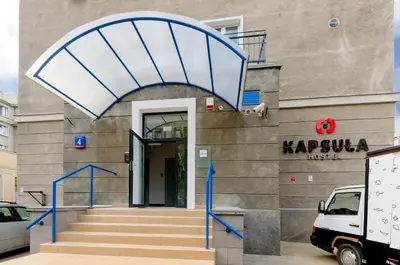 Plan piętra w obiekcie Kapsuła Hostel Warszawa