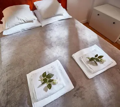 Łóżko lub łóżka w pokoju w obiekcie Trakt Królewski Place for You