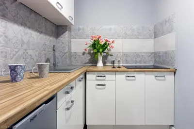 Kuchnia lub aneks kuchenny w obiekcie ClickTheFlat Żurawia Street Apart Rooms
