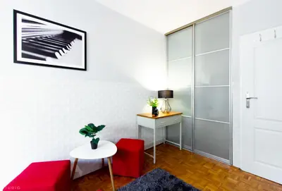 Część wypoczynkowa w obiekcie ClickTheFlat Wilcza Street Apart Rooms