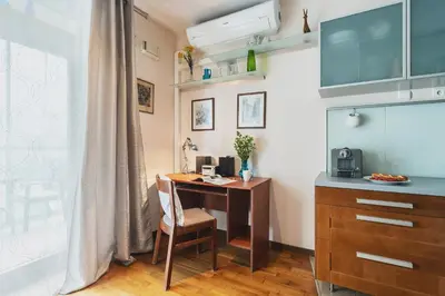 Kuchnia lub aneks kuchenny w obiekcie P&O Serviced apartments CH ARKADIA 2