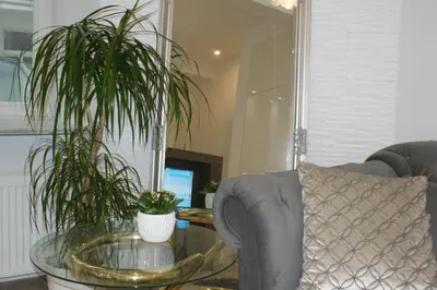 Część wypoczynkowa w obiekcie Lovely apartment- Poznanska 16