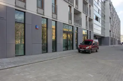 Budynek, w którym mieści się apartament
