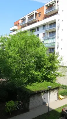 Budynek, w którym mieści się apartament