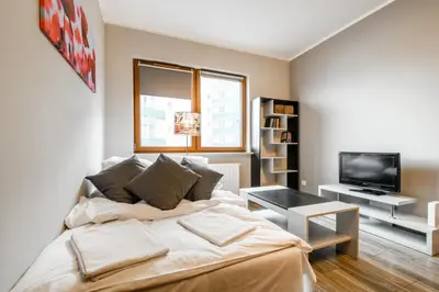 Telewizja i/lub zestaw kina domowego w obiekcie P&O Serviced Apartments GOCLAW