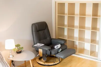 Część wypoczynkowa w obiekcie Dekart Arkadia Apartments