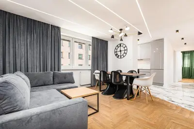 Część wypoczynkowa w obiekcie Apartament Moniuszki by Your Freedom