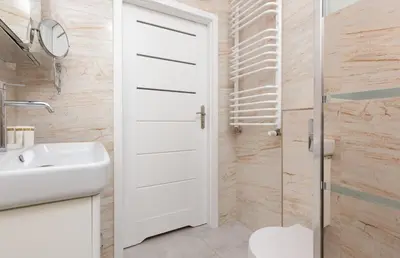 Łazienka w obiekcie Apartamenty Kasprzaka P&O Serviced Apartments