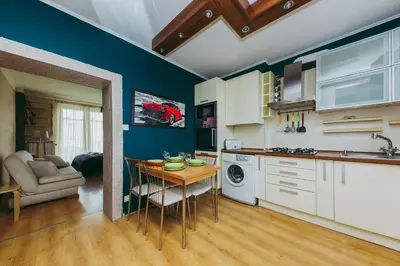 Kuchnia lub aneks kuchenny w obiekcie ShortStayPoland Leszno (B53)