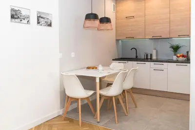 Kuchnia lub aneks kuchenny w obiekcie Old Town Grand Theatre Apartment 2