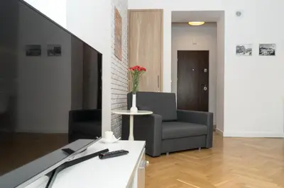 Część wypoczynkowa w obiekcie Old Town Grand Theatre Apartment 2