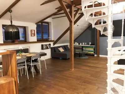 Część wypoczynkowa w obiekcie Bednarska 18 - Loft by Homeprime