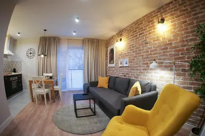 Część wypoczynkowa w obiekcie Barson Apartments