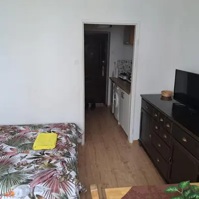 Łóżko lub łóżka w pokoju w obiekcie Kwatera na Wspólnej