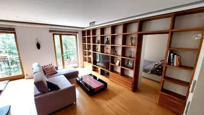 Część wypoczynkowa w obiekcie Luxury PRIMA Apartment City Nowy Świat