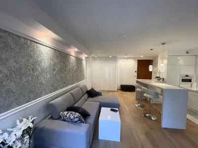 Część wypoczynkowa w obiekcie Luxury PRIMA Apartment City Nowy Świat
