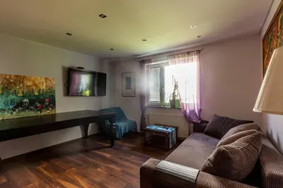 Telewizja i/lub zestaw kina domowego w obiekcie Villa Kava